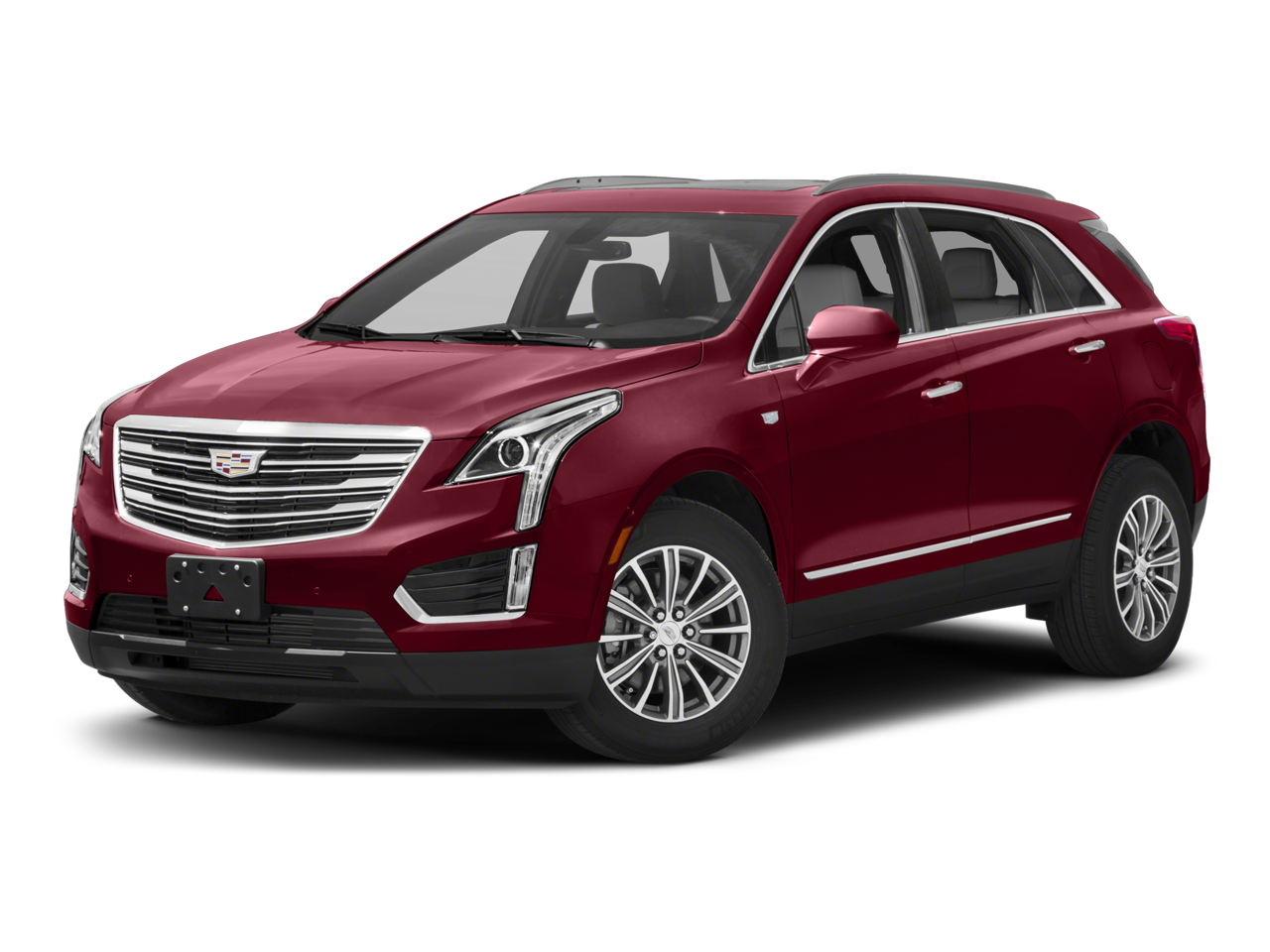 2017 Cadillac XT5 Luxury FWD in Radiant Silver Metallic — front three-quarter view