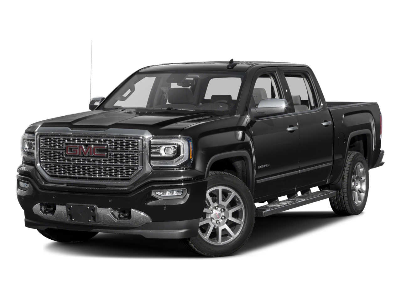 2017 GMC Sierra 1500 Denali in Crimson Red Tintcoat — front three-quarter view