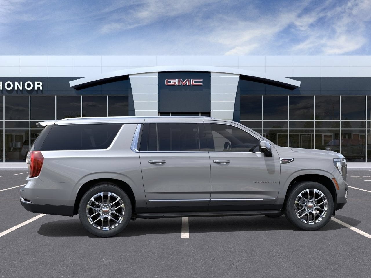 2026 GMC Yukon XL — rear three-quarter view