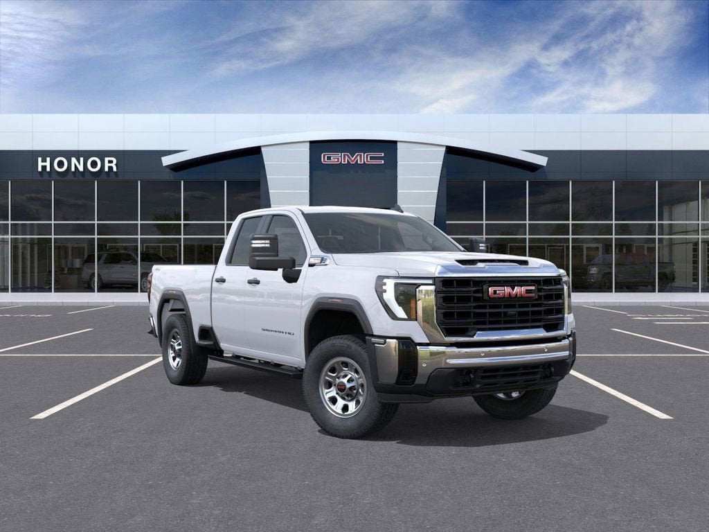 2026 GMC Sierra 2500 HD Pro in Summit White — front three-quarter view