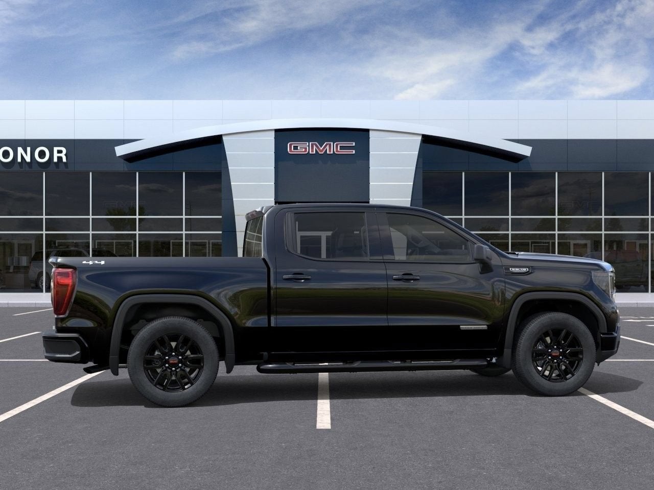 2026 GMC Sierra 1500 — rear three-quarter view