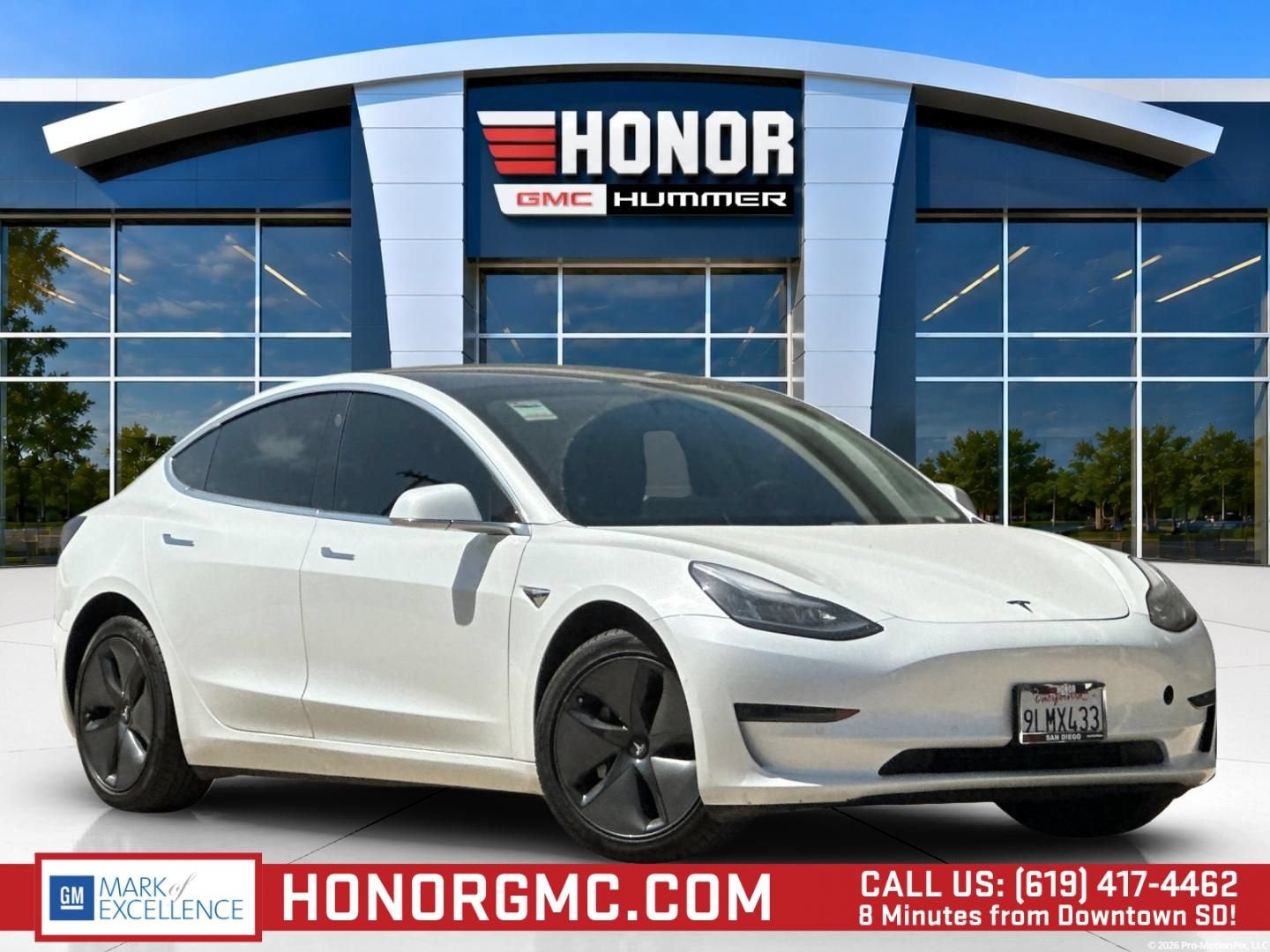 2019 Tesla Model 3 Mid Range in Other — front three-quarter view